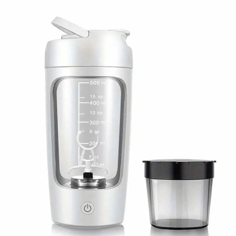 500ML Automatic Electric Protein Shaker Bottle - Perfect Mixer for Smoothies, Milk, Coffee & Gym on the Go!